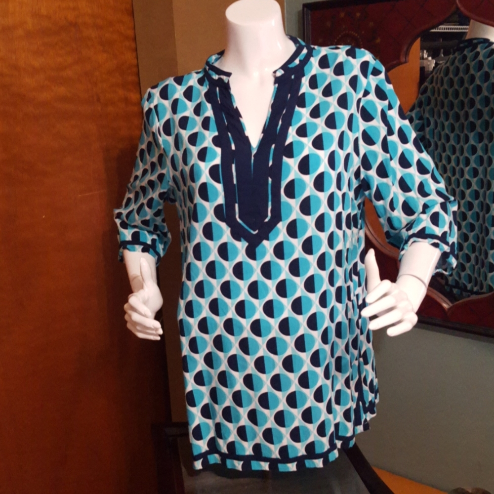 Escapada geo print tunic